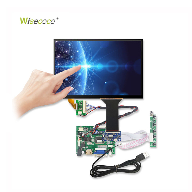 10.1 Inch 1280*800 IPS TFT LCD USB Touchscreen Automatic Ticket Vending Machine Screen 101 Tablet Kiosk Display Panel with VGA