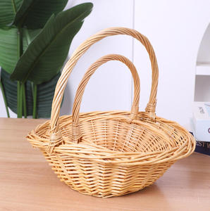 Panier multifonctionnel en osier style ange pour œufs et pommes <span class=keywords><strong>de</strong></span> terre, panier <span class=keywords><strong>de</strong></span> rangement pour courses, panier vide pour légumes et fruits - Product Image 6