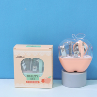 Kit de manucure pour pédicure, 9 pièces, boîte à outils, win privée, fournisseur d'usine apple, coupe-ongles, ensemble de manucure