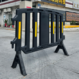 Barrera de Tráfico de Plástico HDPE de 1500*1000 mm Moldeada por Soplado, Barrera de Seguridad Temporal para Control de Multitudes - Product Image 3