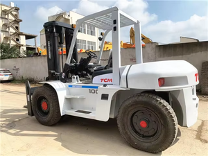 Montacargas Diésel Usado TCM 100 de 10 Toneladas, de Segunda Mano, para Construcción, Alto Rendimiento, TCM FD100 en Venta, en Buenas Condiciones - Product Image 2