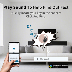 RSH Localizzatore GPS Intelligente <span class=keywords><strong>Google</strong></span> Find My Tag con Logo Personalizzato Simile ad Air Tag per Android Trova Chiavi Bagagli Animali Domestici Cani - Product Image 3
