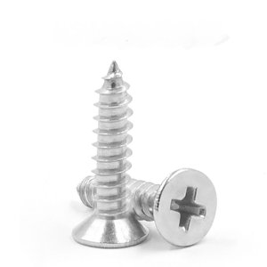 Cross recessed countersunk tự khoan vít với màu kẽm/Kẽm mạ-Lớp phủ màu xanh trắng cho tấm kim loại và xây dựng - Product Image 3