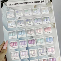WEKIKOU Gel irisé sans HEMA en gros, 30 couleurs de gel UV effet tourbillon rêveur, échantillon gratuit pour salon de manucure et nail art DIY