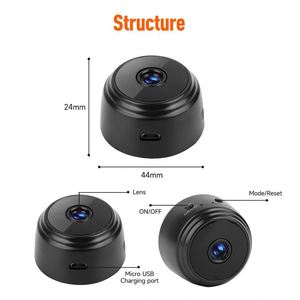 Adaptateur Wifi Caméra A Très Petit Équipement D'espionnage Mini R9Solar Long Shotgun Paquet Chemises Bouton Go Guru A6 Buld 1080P - Product Image 6