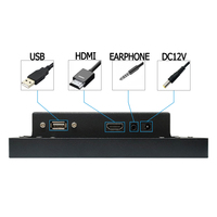 Affichage d'interface de 10.1 pouces affichage de moniteur LCD Ture plat haute luminosité HDMI capacitif TFT IPS moniteur tactile LCD industriel