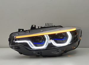 Feux de voiture YLC pour <span class=keywords><strong>BMW</strong></span> Série 4 M4 F32 F80 F82 2013-2018, phares à trois couleurs jaune, <span class=keywords><strong>blanc</strong></span>, ambre, 430i 435i 440i, feux avant - Product Image 2