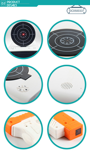 ของเล่นตลก ปืนเลเซอร์อิเล็กทรอนิกส์ เกมยิงเป้า นาฬิกาปลุก - Product Image 3