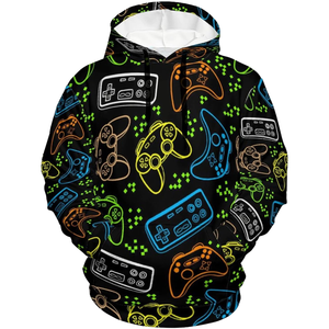 Vente en gros de sweats à capuche personnalisés unisexes pour l'automne, impression numérique, avec poches, en polaire, vêtements pour hommes - Product Image 1