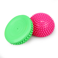 Equipo de entrenamiento de Yoga, estera de masaje de Media bola, pelota de Durian de equilibrio, Fitness, pelota de Yoga