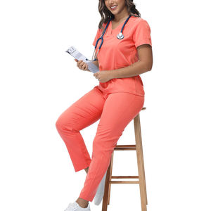 Uniformes Sanitarios Personalizados Unisex con Bolsillos, Conjunto de Pijama Sanitario Elegante Estilo Jogger - Product Image 4