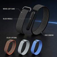 Bracelet de montre sport réglable en nylon, sangle de remplacement