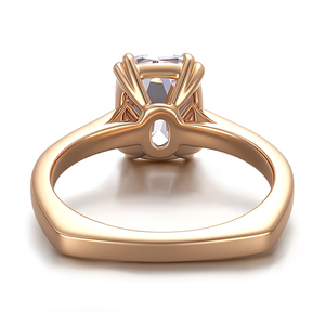 Anillo de Oro Amarillo Sólido de 18K/14K con Diamante de Laboratorio Certificado por IGI de 3 Quilates, Diseño Original, para Compromiso o Boda, para Mujer y Hombre - Product Image 3