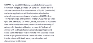 SITRANS FM MAG 8000 배터리 구동 전자기 유량계 7ME6810-6PC31-1CA1 DN600 24인치 EN 1092-1 PN 16 - Product Image 3