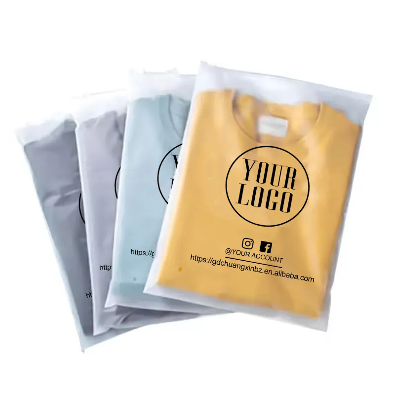 CTCX Custom Zip Plastic Bag Printed Ziplock Zakjes Zipper Plastic Bags With Logo Zip Sac Plastique Pvc Zip Bag