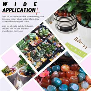 Đá thạch anh tự nhiên bán buôn, nhiều loại đá cuội, đá thô, đá quý không đều được đánh bóng - Product Image 5