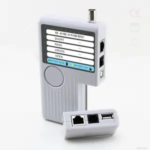 4 In 1 Remote Rj11 Rj45 USB Bnc Hand kabel tester 9V Batterie Netzteil Lan USB Rj45 Rj11 Bnc Remote Tester