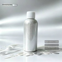 Peinture acrylique liquide métallisée non toxique haute brillance 7 couleurs pour l'art fluide, la peinture goutte à goutte DIY et les créations d'ours en peinture fluide