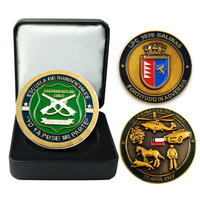 Monedas de recuerdo personalizadas baratas de Chile, de aleación de zinc 3D, latón, metal esmaltado, oro, plata, con estuche de embalaje
