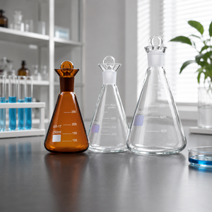 Frasco de Vidrio Borosilicato Degao de 100-1000 ml con Tapón para Titulación Iodométrica y Experimentos Sensibles a la Luz - Product Image 4
