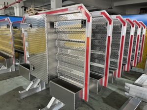 Support de fixation pour camion 68" x 80" avec boîte, 2 supports de chaînes <span class=keywords><strong>et</strong></span> plateau, protections de cabine à une porte pour semi-remorques - Product Image 3