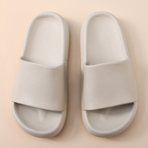 Zapatillas de verano para hombre, suela gruesa, EVA, antideslizantes, transpirables, color blanco marfil, para uso en interiores - Product Image 4