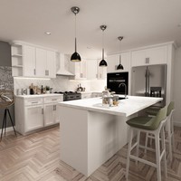 Armoire de cuisine style Shaker, design moderne, en bois massif, prête à assembler pour la maison
