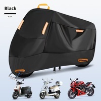Housse de moto durable pour l'extérieur, imperméable et anti-UV, fabriquée en tissu polyester non tissé durable pour une utilisation par temps neigeux