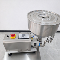 Machine de remplissage rotative à lobes pour table, machine de remplissage de liquides visqueux, doseur de liquide pâteux à buse unique