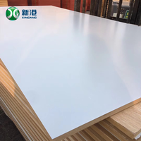 Panneaux de fibres de bois 3mm, 6mm, 12mm, 15mm, 18mm, feuille de mélamine blanche, panneau mdf pour meubles