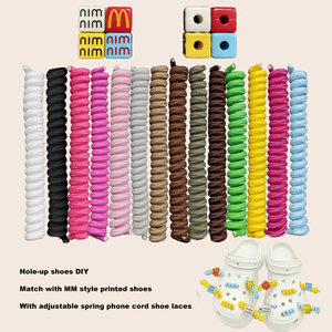 Lacets extensibles sans nœuds, lacets élastiques universels pour <span class=keywords><strong>Crocs</strong></span> et chaussures à grille - Product Image 5