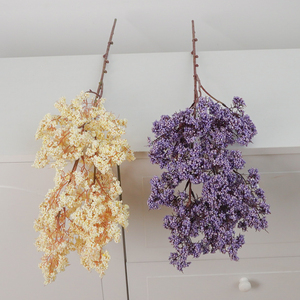 Branche de baies artificielles séchées violettes de 89 cm, en mousse, pour décoration de mariage, vase, hôtel, <span class=keywords><strong>fleuriste</strong></span> - Vente en gros - Product Image 4