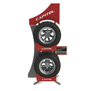 Напольная металлическая подставка для автомобильных колес - Product Image 1