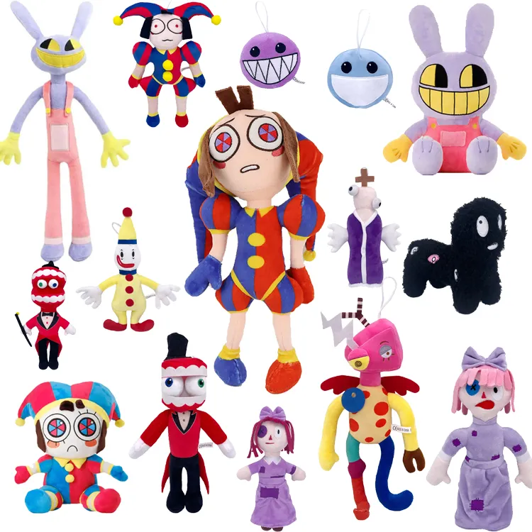 The Amazing Digital Circus Plush Toy Joker Pomni Jax Digital Circus Stuffed Doll