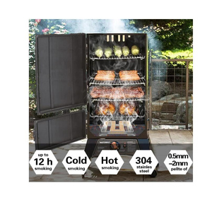 ملحقات شواء شواء من الفولاذ المقاوم للصدأ لمدة 7 ساعات مولد دخان بارد وساخن لمقبض مدخن لحم الخنزير المقدد - Product Image 4