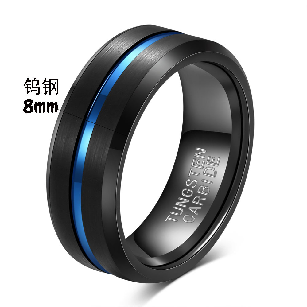 8mm bleu-noir