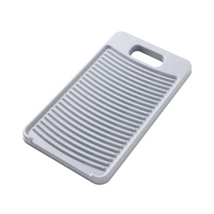 Tabla de lavar ropa, plástico antideslizante engrosado, blanco y gris, para lavar ropa del hogar - Product Image 5