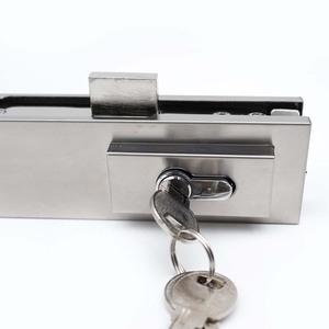 Bền cửa kính không khung phụ kiện-cửa Dưới khóa bản vá phù hợp với Brass Key Dễ dàng cài đặt thông qua vít - Product Image 2