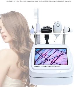 Professional Hair Growth Sale 5 in 1 Hair Spa High Frequency Scalp Analyzer Hair Maintenance <b>Massage</b> <b>Machine</b> Hair Loss Treatment - Product Image 4