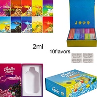 Boîte d'emballage personnalisée vide et colorée pour cartouche, emballage jetable pour cartouche de 2 grammes Jeeter Juice avec boîte