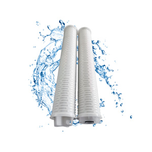 Élément filtrant en polypropylène, cartouche filtrante à eau plissée à haut débit avec traitement des eaux usées - Product Image 1