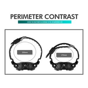핫 세일 SKMEI 1688 LED 듀얼 타임 디지털 디스플레이 + 포인터 발광 스포츠 전자 시계 - Product Image 2