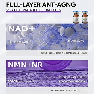 Sérum Booster Cutané Lyophilisé NAD+ NMN NR Complex avec Polynucléotides HA et Précurseurs de NAD+ <span class=keywords><strong>Plus</strong></span> pour un Anti-âge Profond - Product Image 2