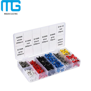 Mogen 1200 pièces Fil Connecteur kits Isolé Embouts bootlace avec embouts à sertir outils - Product Image 1