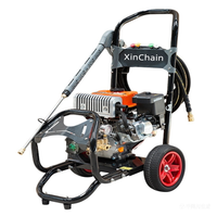 Nettoyeur haute pression portable diesel 7,5 CV 200 bars/2900 PSI 5,5 kW pour nettoyage à l'eau froide des métaux, débit de 12 L/min, idéal pour l'optique et les voitures