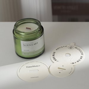 Tự làm bằng tay hương liệu nến mờ nến tròn <span class=keywords><strong>Sulphate</strong></span> giấy bụi bằng chứng Sticker cup Sticker - Product Image 3