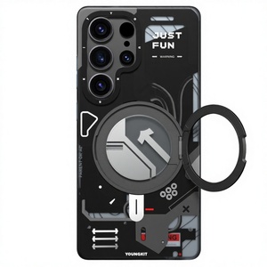 เคส <span class=keywords><strong>YoungKit</strong></span> กันกระแทก วัสดุ PC แบบแม่เหล็ก สำหรับ S25 Ultra พร้อมวงแหวน 360 องศา - Product Image 2