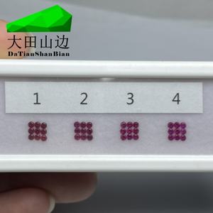 Datian AAAQuality Gemmes naturelles Offre Spéciale bague rubis rouge collier bracelet pierres précieuses pierre ronde en vrac pierre de rubis - Product Image 4