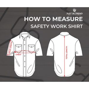 Men's Industrial Premium Work Shirt Short Sleeve Cotton Breathable Regular Fit Unisex Adult Workwear - Product Image 6
