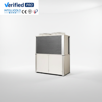 Unité de chauffage par pompe à chaleur air-eau alimentée au GPL, connectée à un système de climatisation central à gaz à COP élevé, unité de refroidissement modulaire efficace